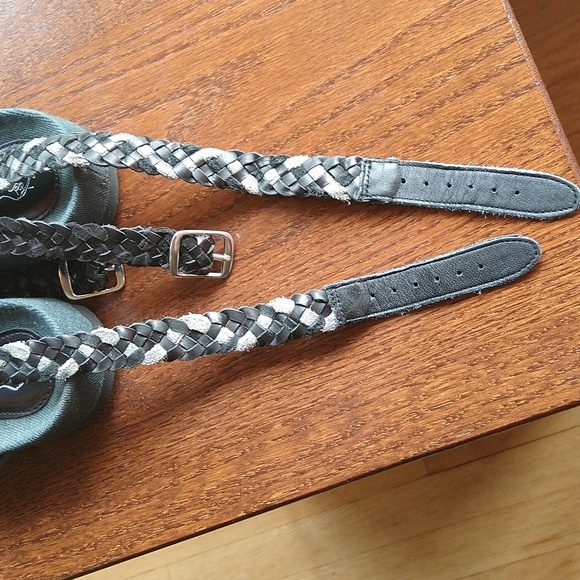 Free People Denali Woven Footbed Sandals Ankle Wrap Gladiator Womens 38 (U.S. 8) - Picture 8 of 8